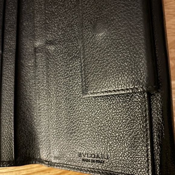 Bulgari | Bvlgari Double Snap Long Wallet Black & Bronze - Picture 3 of 7